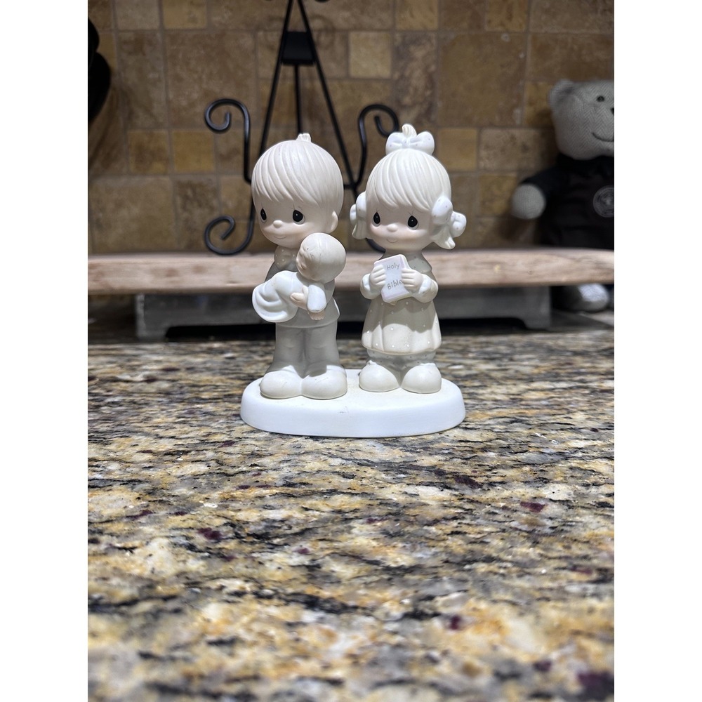 Precious Moments Figurine Rejoicing With You 1980 ENESCO